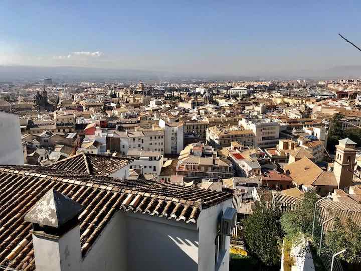 Ausblick über Granada