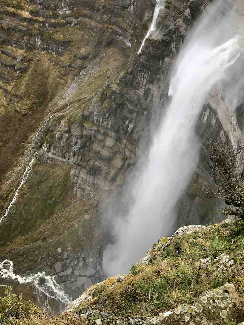 Vanlife Baskenland Wasserfall